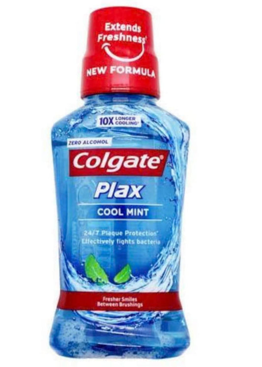 COLGATE PLAX MOUTHWASH COOL MINT 250ML - CASE OF 6