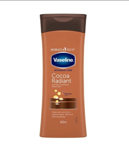 VASELINE BODY LOTION INTENSIVE CARE COCOA RADIANT 400ML - CASE OF 6