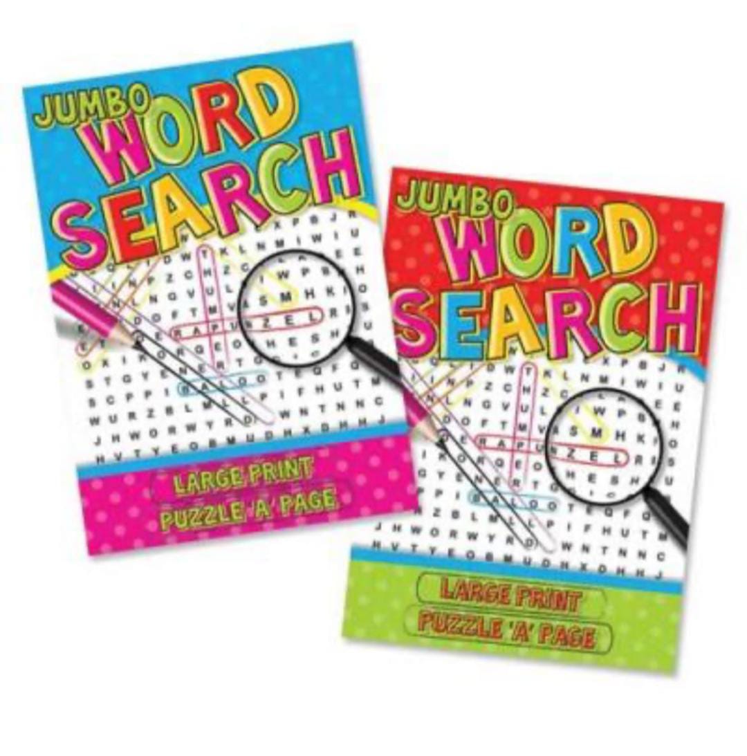 SUPER JUMBO WORD SEARCH BOOK - CASE OF 6